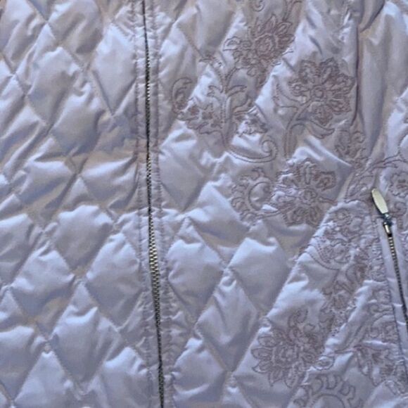 Eddie Bauer Purple down Puffer Vest Small - Picture 3 of 7